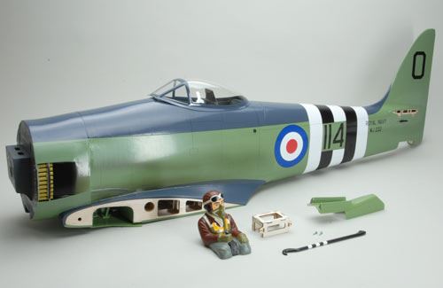 Black Horse Sea Fury 33cc - Fuselage (ZZ-BH102/FUSE)