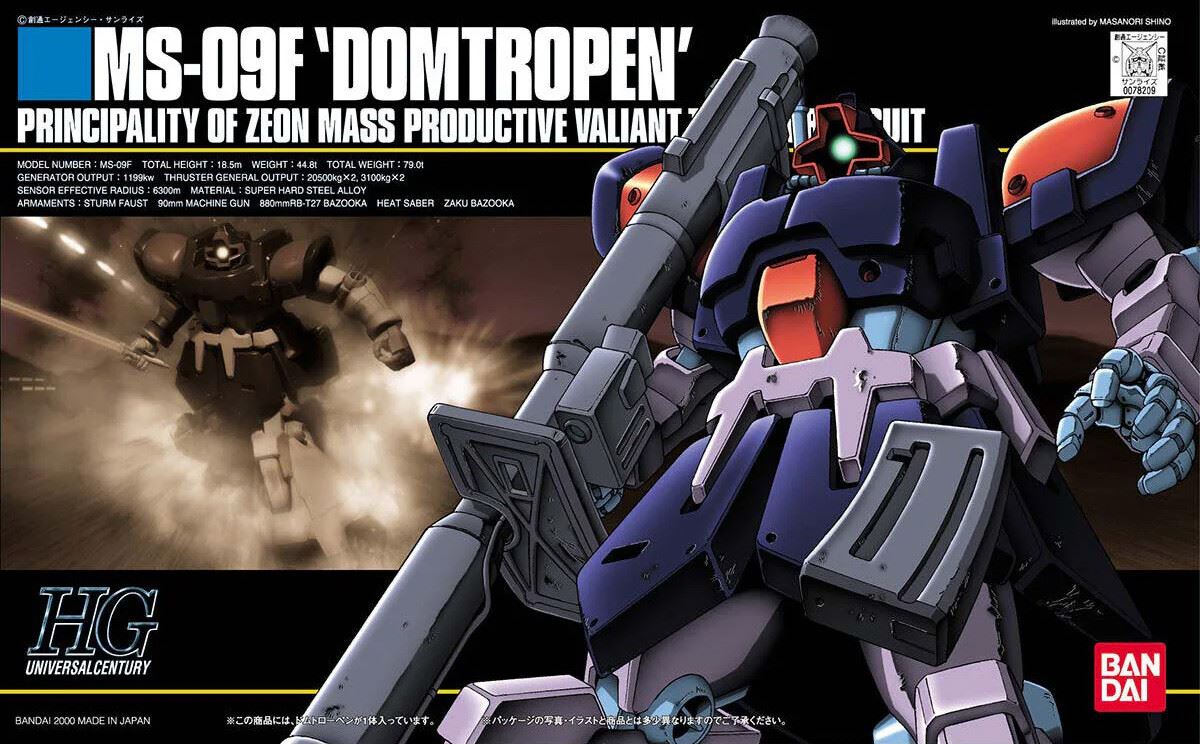 Bandai Hobby Hguc 1/144 Dom Tropen