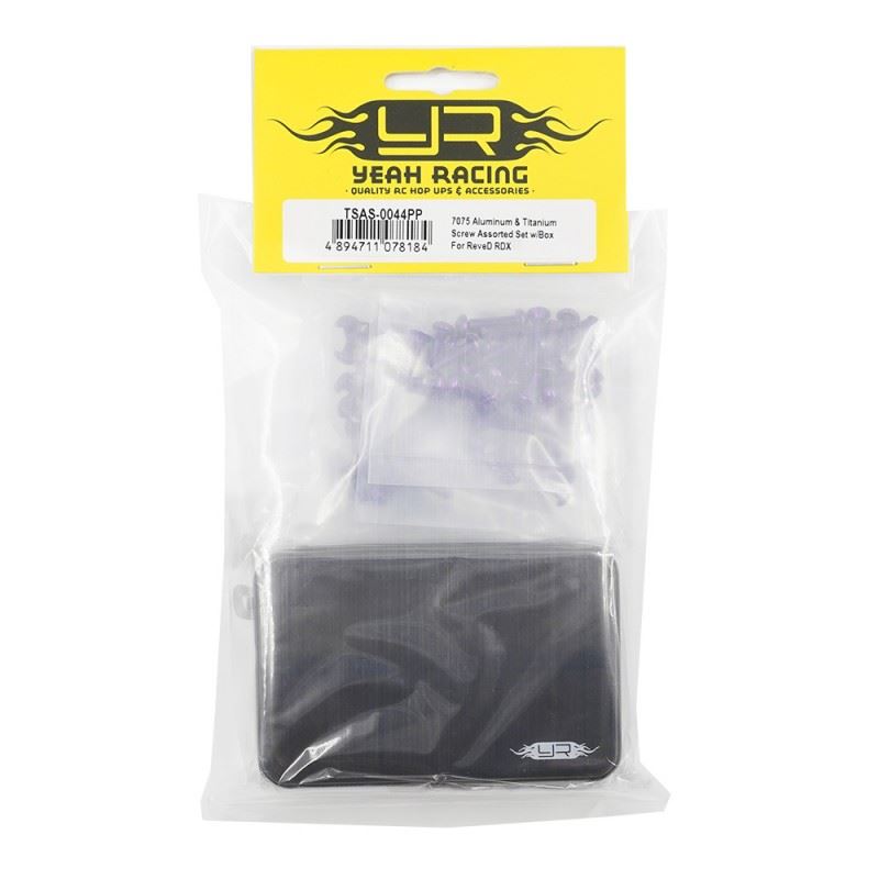 Yeah Racing 7075 Aluminum & Titanium Screw Assorted Set W/Box For Reved Rdx