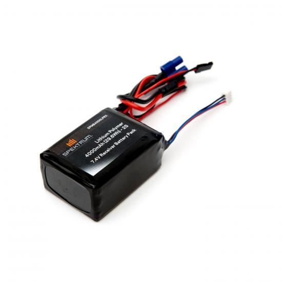 Spektrum 4000mAh 2S 7.4V LiPo Receiver Battery (SPMB4000LPRX)
