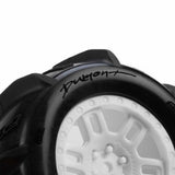 Pro-Line 1/16 Dumont Front/Rear Paddle Tires Mounted 12Mm White Split