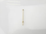 RACTIVE 1 Hole Stanchion, Brass 20mm (Pk10)