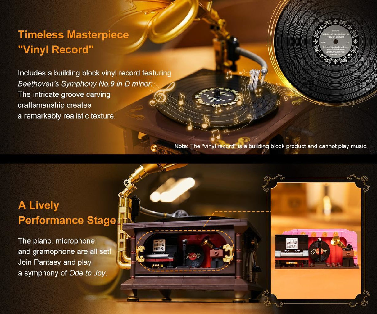 Pantasy Retro Gramophone - 662 Pcs