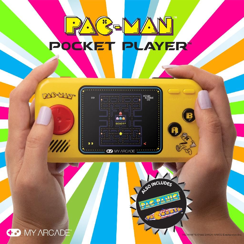 My Arcade (Parent) Pac-Man Pocket Player Portable Gaming System (3 Games in 1)