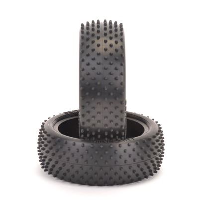 Schumacher Mini Dart Buggy Tyres - 1:10 Front 4WD - Silver - 1 Pair