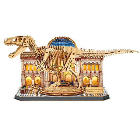Cubicfun Museum Tyrannosaurus Rex With Led Lighting (262 Pieces)