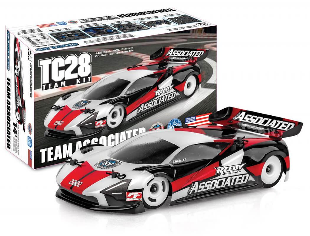 Team Associated Tc28 Team Kit With Radbody Mako X & Wheel/Tyres