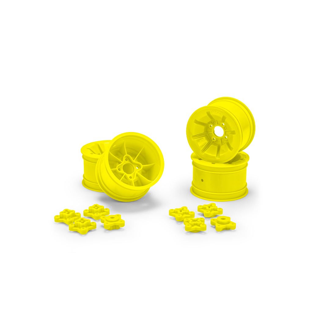 Pioneer - Rc10 2.2In Rear Wheel Yellow - 4Pc