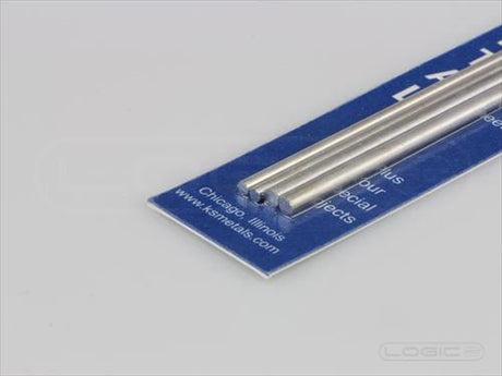 KS 12" Bendable Alum Rod 3/32" & 1/8" (Pk4)