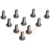 Yeah Racing Titanium Hex Socket Button Head Self-drilling Screws M3 x 8mm 10pcs