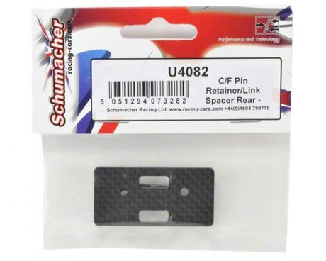 Schumacher C/F Pin Retainer/Link Spacer Rear - Cougar SVR