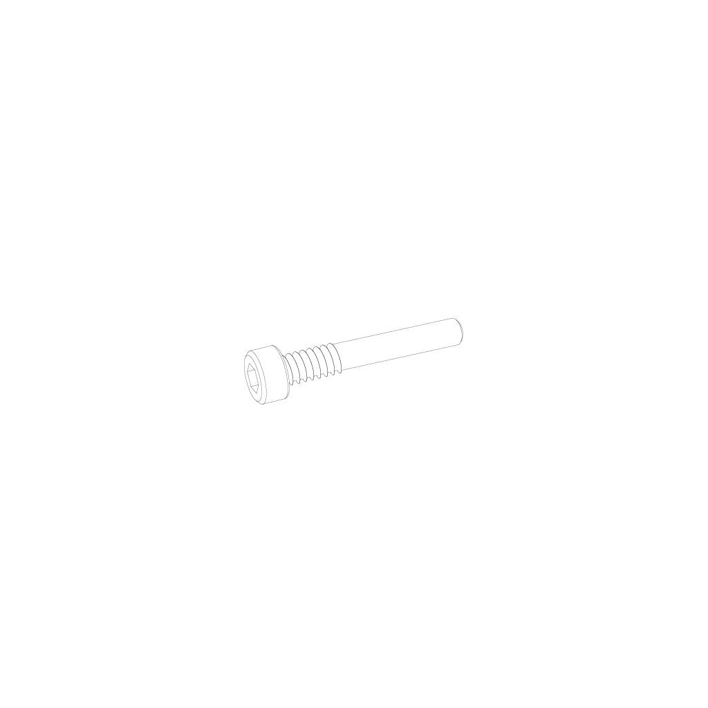 2.5*13.5 Hex Socket Head Cap Half Threaded Tapp