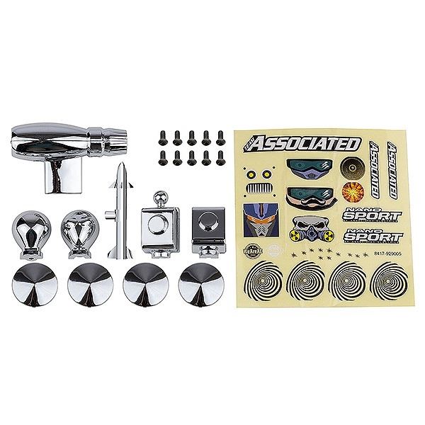 Team Associated Nano Sport Space Pack Chrome