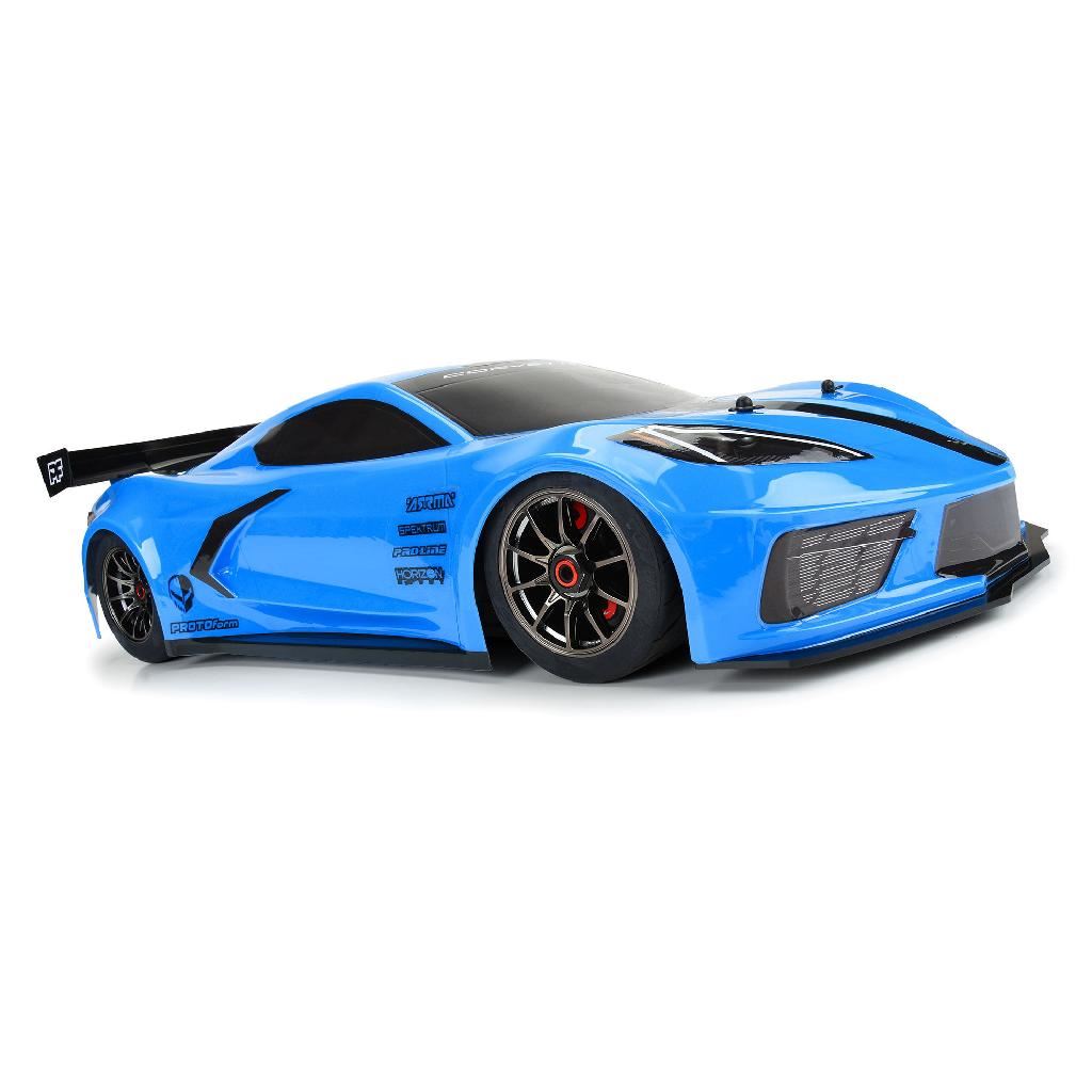 PRM 1/7 Chevrolet Corvette C8 Painted Body (Rapid Blue): Felony