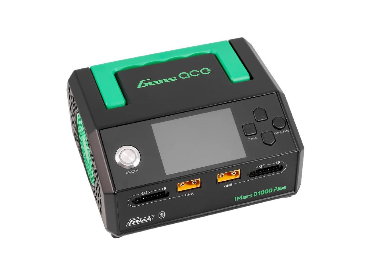 Gens Ace Imars D1000 Plus G-Tech Dual Smart Charger Ac 1000W
