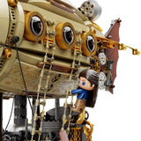 Pantasy Steampunk Airship - 1949 Pcs