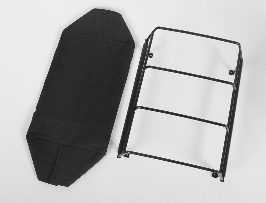 RC4WD BED SOFT TOP W/CAGE FOR RC4WD MOJAVE II TWO DOOR (BLACK)