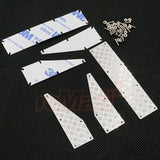 Yeah Racing Stainless Steel Rear Bumper Diamond Plate For Traxxas Trx-4