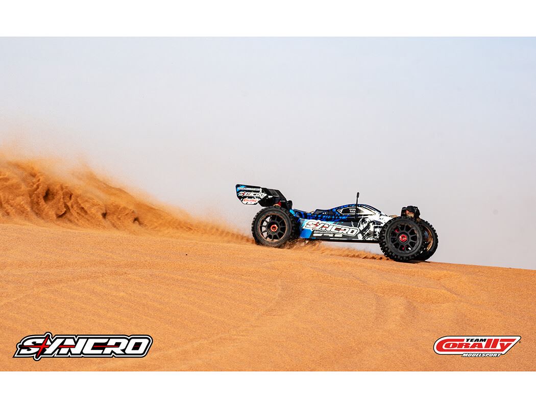 Corally Syncro-2 1/8 Brushless 3-4S Basher Buggy Rtr - Blue