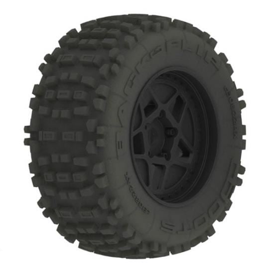 ARRMA dBoots Backflip MT 6S Tire Wheel Set