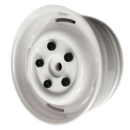 FTX OUTBACK STEEL LOOK LUG WHEEL (2) - WHITE