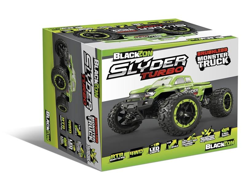 Slyder Mt Turbo 1/16 4Wd 2S Brushless - Green