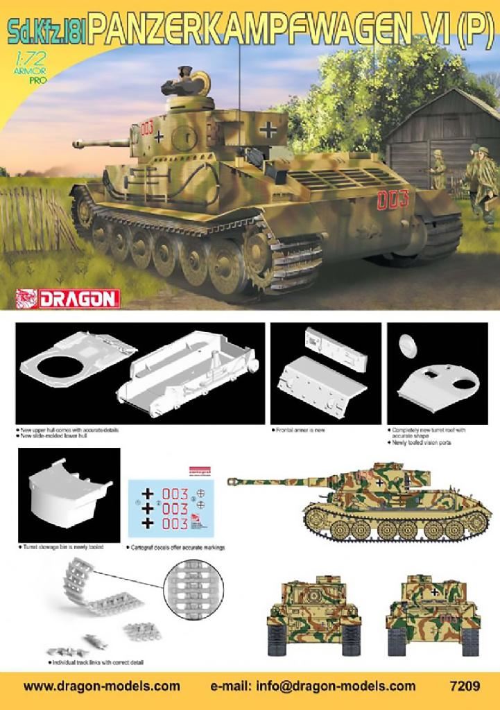 Dragon 1/72 SD.KFZ 181 Panzerkamp