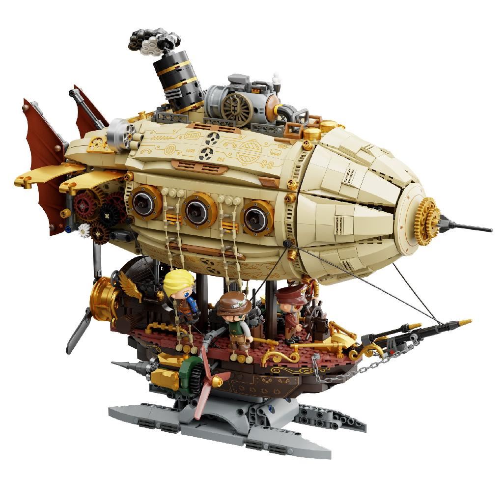 Pantasy Steampunk Airship - 1949 Pcs