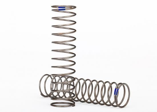 TRAXXAS Springs, shock (natural finish) (GTS) (0.61 rate, blue strip