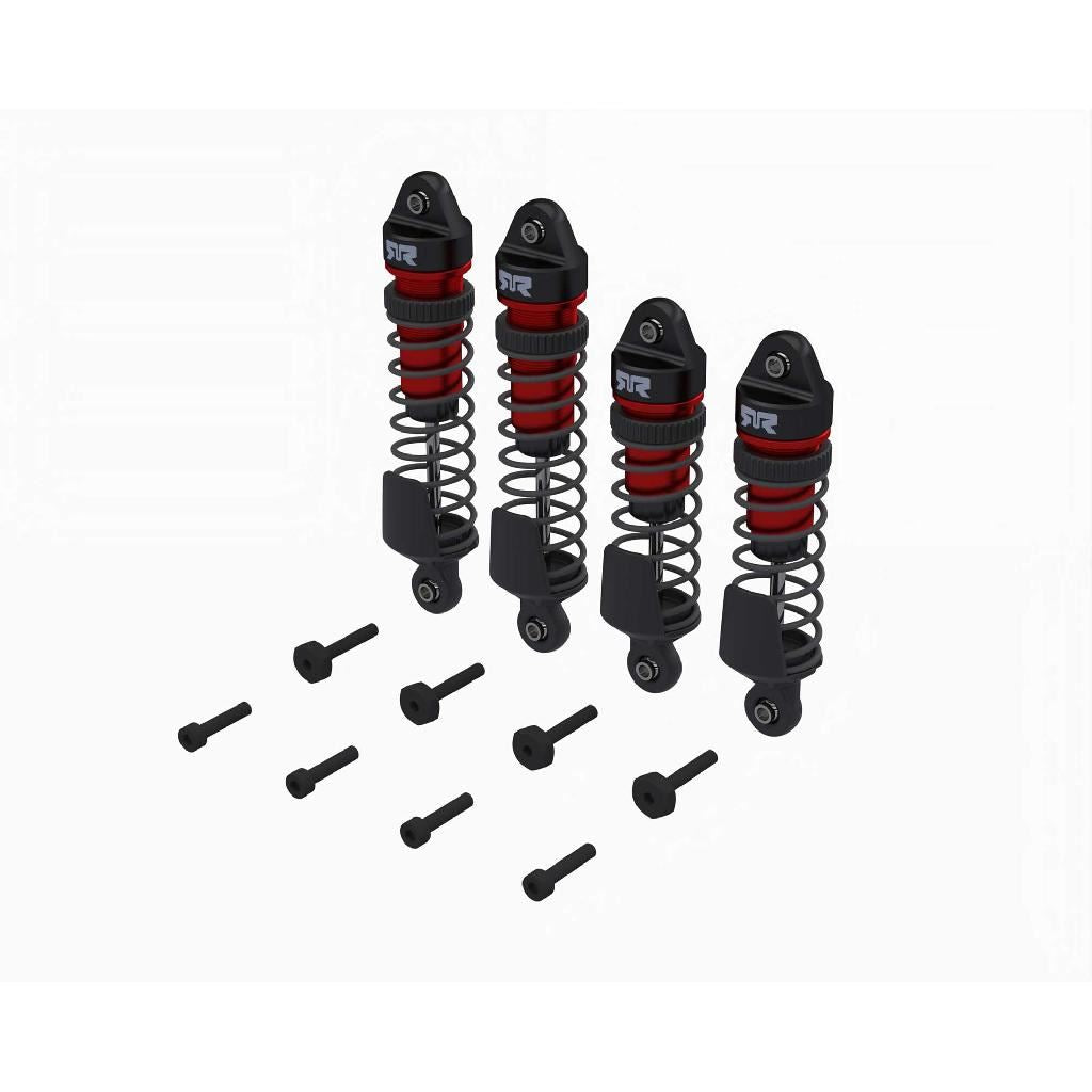 Arrma Shock Set, Front/Rear Assembled, Tbc Cst Oil, Red (4Pcs): Mi