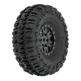 Proline 1/24 Trencher Fr/Rr 1.0In Tires Mounted 7mm Black Impulse (4)