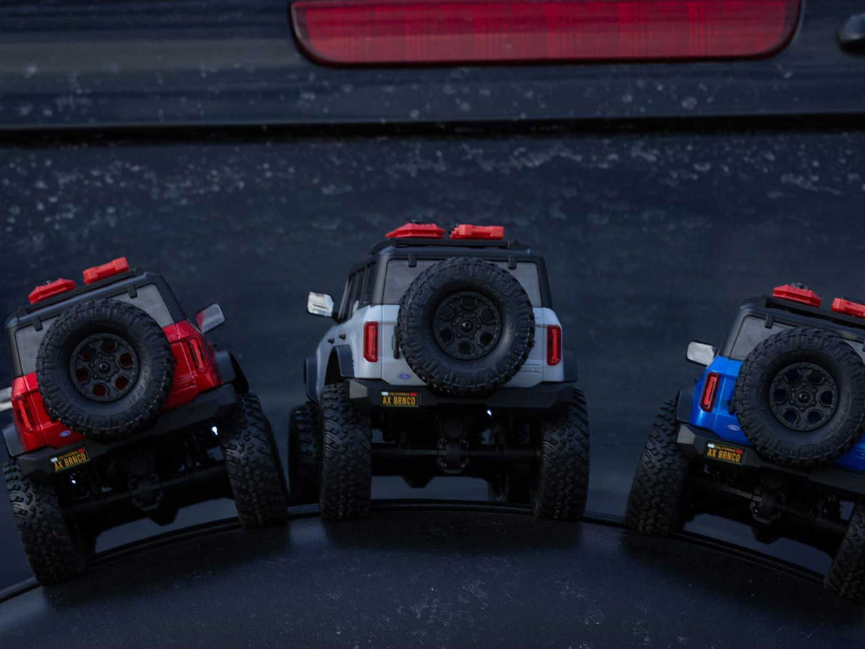 Axial 1/24 SCX24 2021 Ford Bronco 4WD Truck Brushed RTR, Red