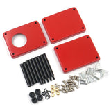 Yeah Racing 1/10 RC Accessory 3-Tiered Rolling Metal Handy Cart Red