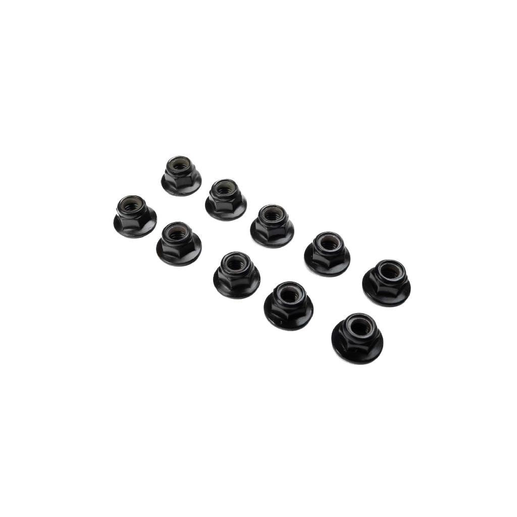 Losi Flanged Nylock Nut, M5 Stl (10)