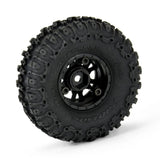 Proline 1/24 Trencher Fr/Rr 1.0In Tires Mounted 7mm Black Impulse (4)