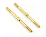 Schumacher Turnbuckle Adjuster; Gold - 53mm (pr)