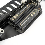 Yeah Racing Aluminum & Carbon Essential Conversion Kit Black For Yokomo Super Dog Fighter Works 91