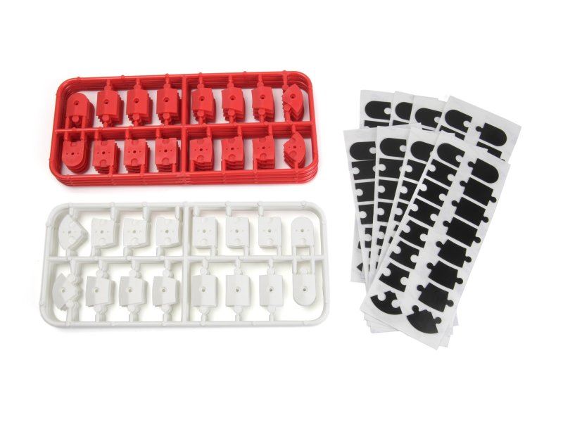 Nano-Ttr Curb Set - Red And White