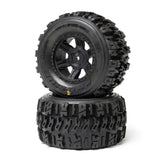 Pro-Line 1/16 Trencher Front/Rear Tires Mounted Desperado 2.0 Wheels,