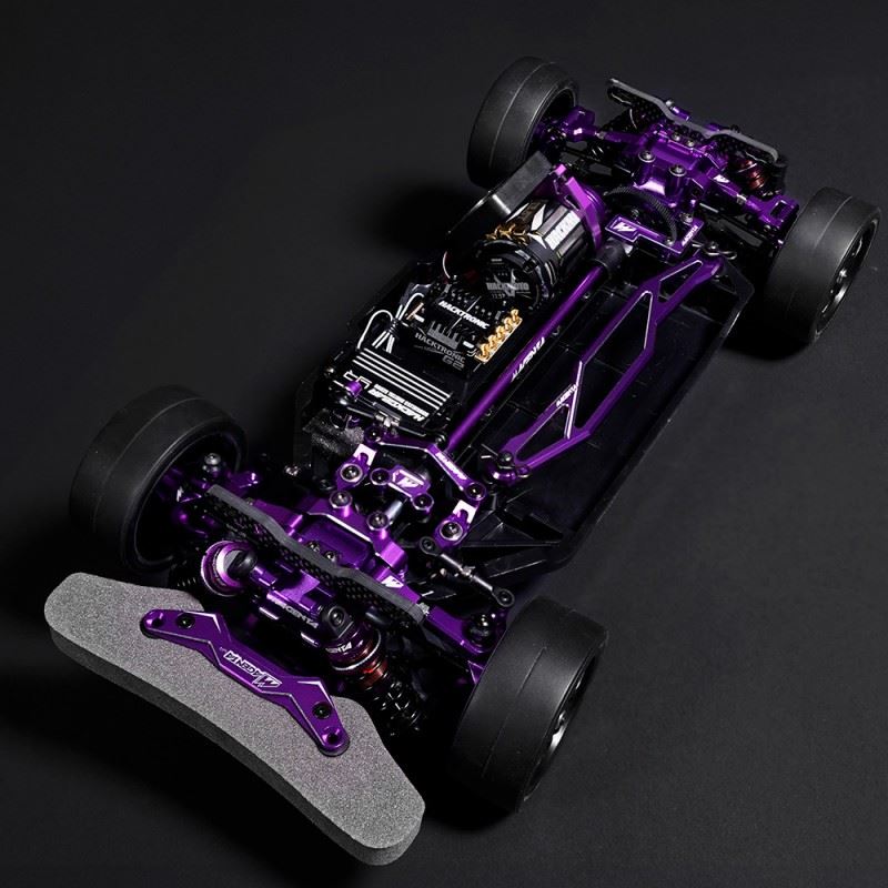 Yeah Racing Magenta Aluminum Conversion Kit For Tamiya Tt02 Purple