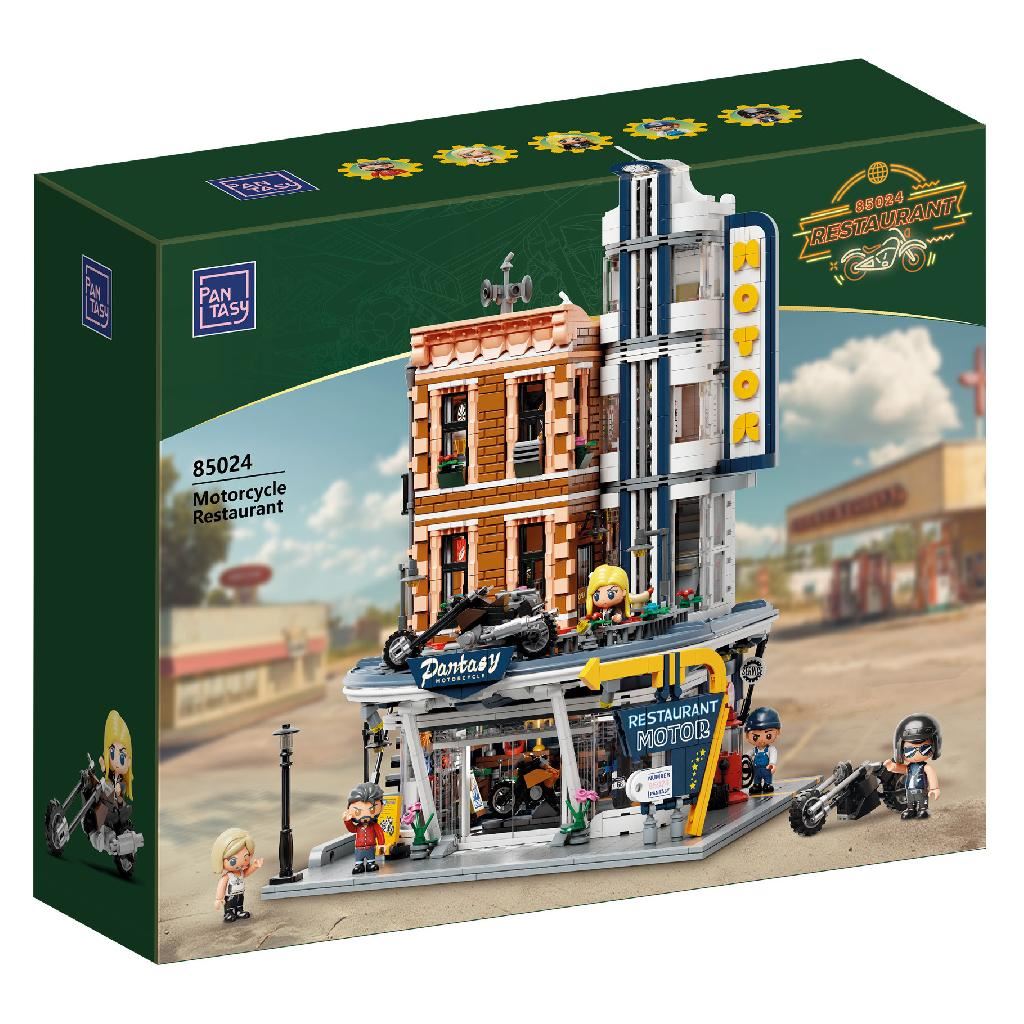 Pantasy Motorcycle Restaurant Building - 2989 Pcs