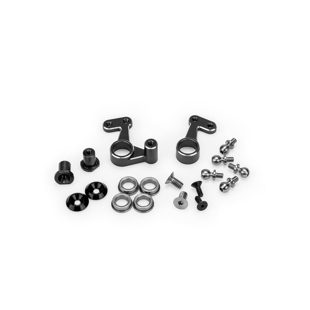 Rc10 | Ft Gen2 Alloy Steering Bellcrank Set  Black