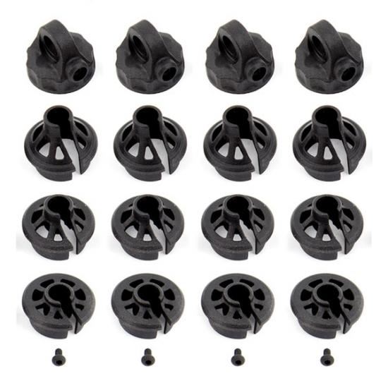 TEAM ASSOCIATED B6.1 SHOCK CAPS AND SPRING CUPS