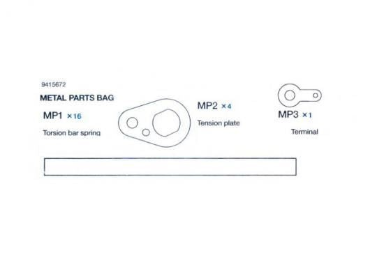 Tamiya Metal Parts Bag For 56009
