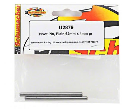 Schumacher Pivot Pin; Plain 62mm x 4mm (pr)