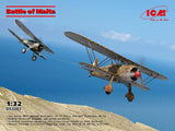 Icm Battle Of Malta With Cr. 42 Falco & Sea Gladiator Mk. Ii (Set Of 2 Aircraft)
