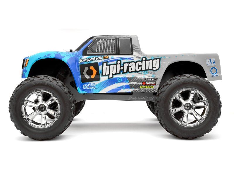Jumpshot Mt V2 Painted Bodyshell - Blue/Silver