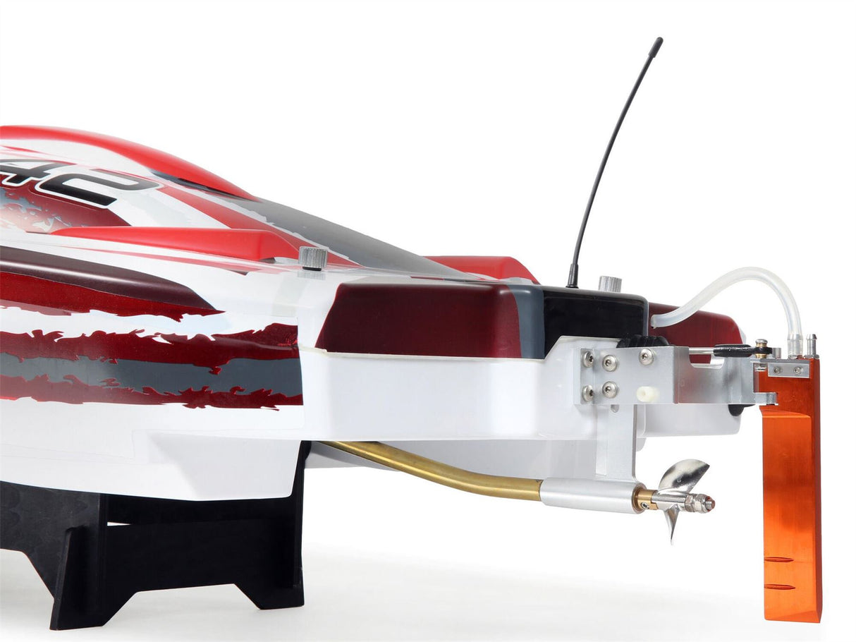 ProBoat Blackjack 42" 8S Brushless Catamaran RTR: White/Red