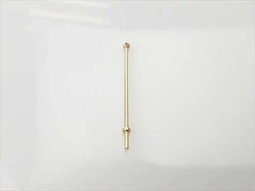 RACTIVE 1 Hole Stanchion, Brass 30mm (Pk10)