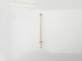 RACTIVE 1 Hole Stanchion, Brass 30mm (Pk10)